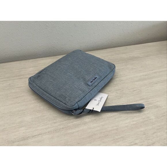 Vera Bradley Lighten Up Wipes Wipe Pouch Zen Gray Blue NWT - Picture 4 of 9